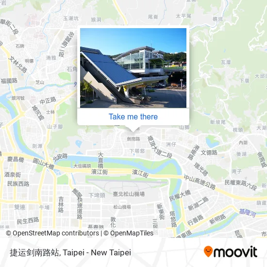 捷运剑南路站地圖