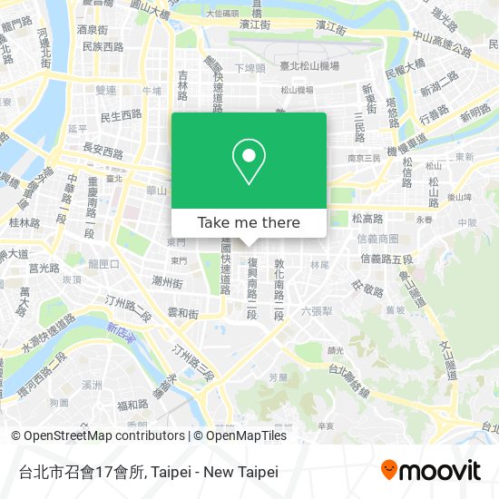 台北市召會17會所 map