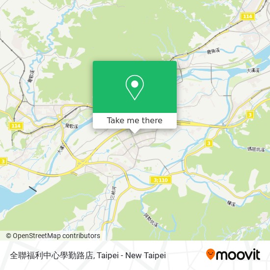 全聯福利中心學勤路店 map