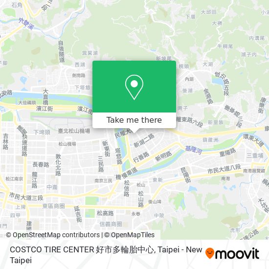 COSTCO TIRE CENTER 好市多輪胎中心地圖