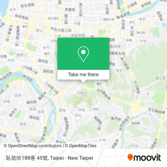臥龍街188巷 45號地圖