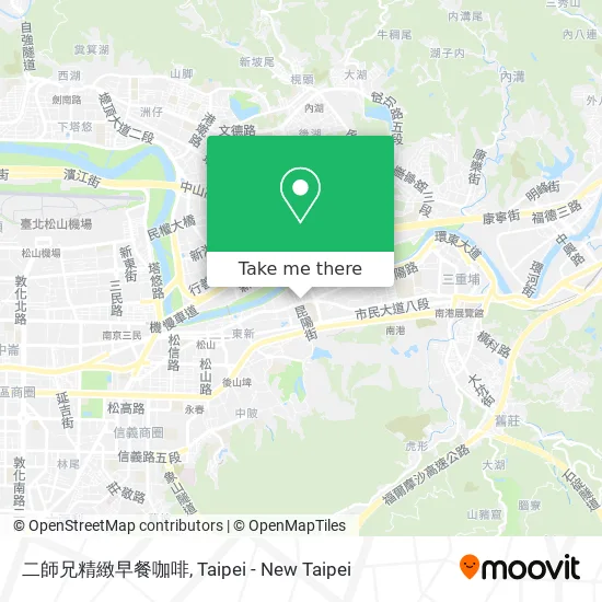 二師兄精緻早餐咖啡 map