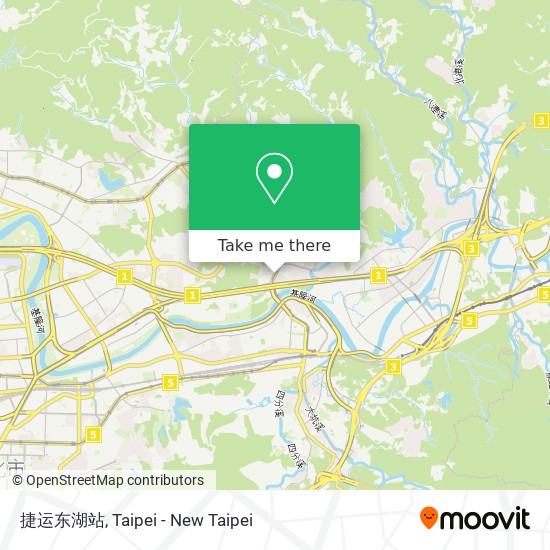 捷运东湖站 map