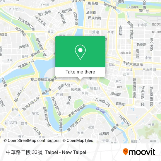 中華路二段 33號地圖