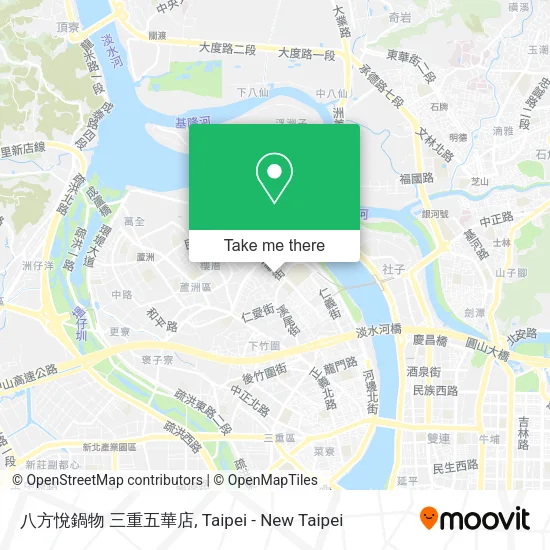 八方悅鍋物 三重五華店 map