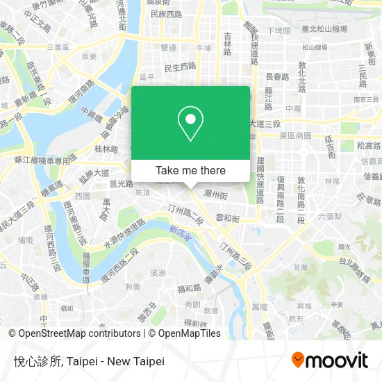 悅心診所 map