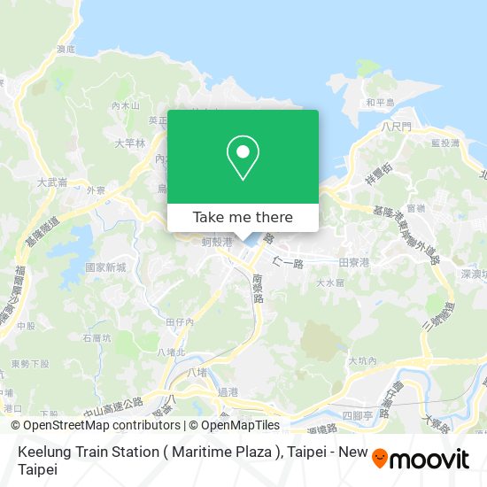 Keelung Train Station ( Maritime Plaza ) map