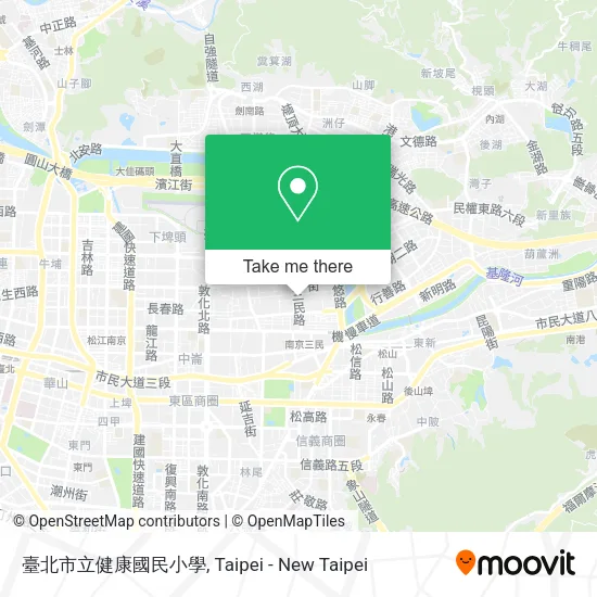 臺北市立健康國民小學地圖