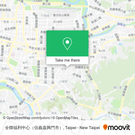 全聯福利中心（信義嘉興門市）地圖