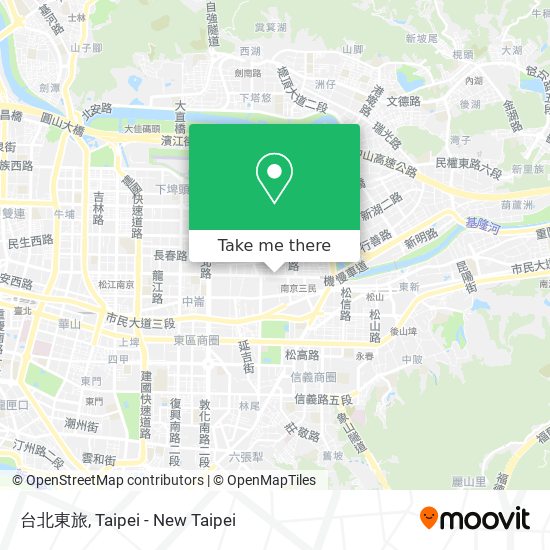 台北東旅 map
