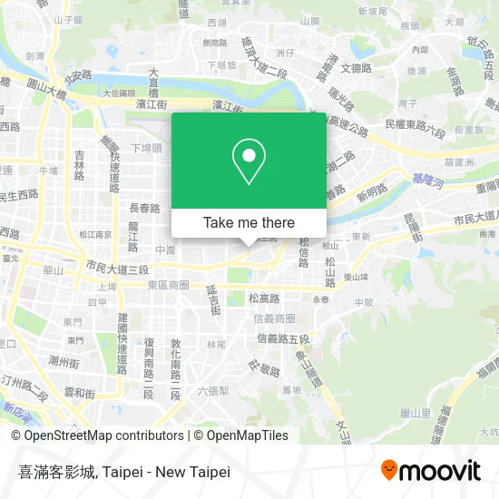 喜滿客影城地圖