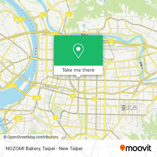 NOZOMI Bakery地圖