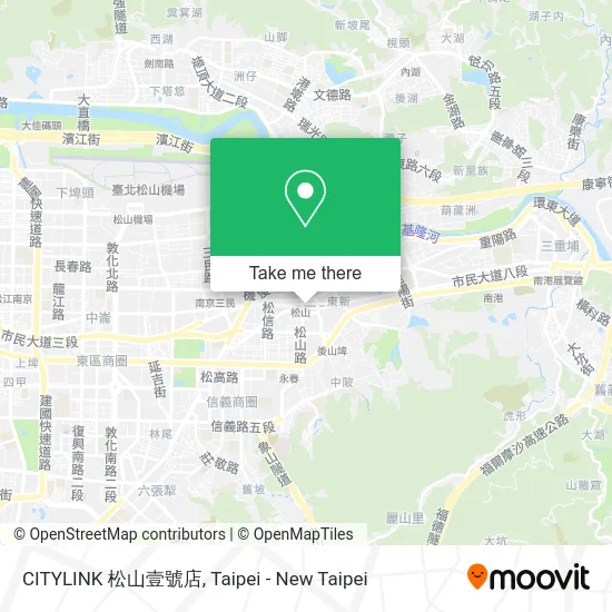 CITYLINK 松山壹號店 map