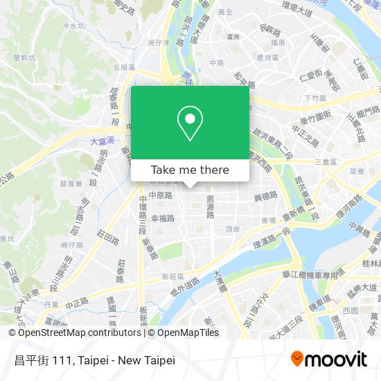 昌平街 111 map