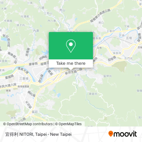 宜得利 NITORI map