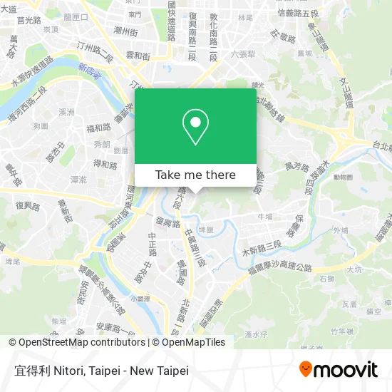 宜得利 Nitori map