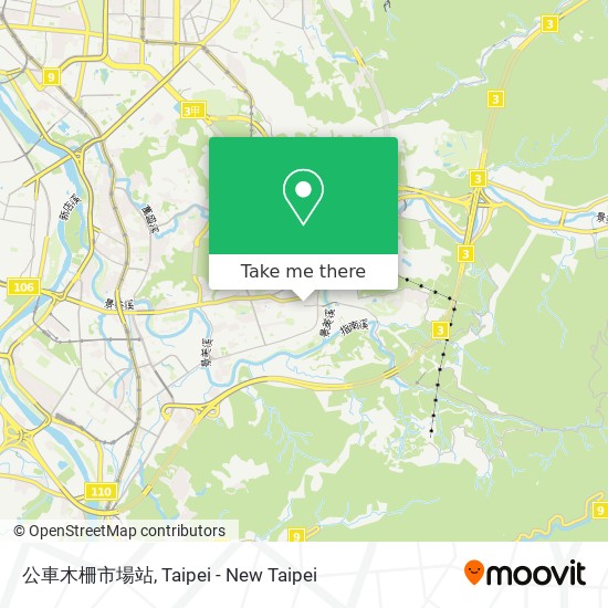 公車木柵市場站 map