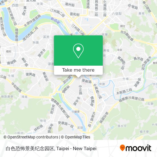 白色恐怖景美纪念园区 map