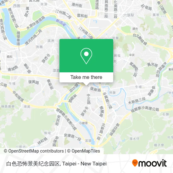白色恐怖景美纪念园区 map
