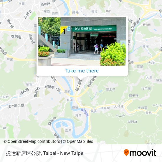 捷运新店区公所 map