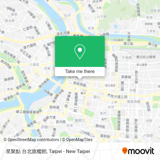星聚點 台北旗艦館地圖