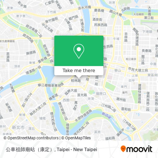 公車祖師廟站（康定） map