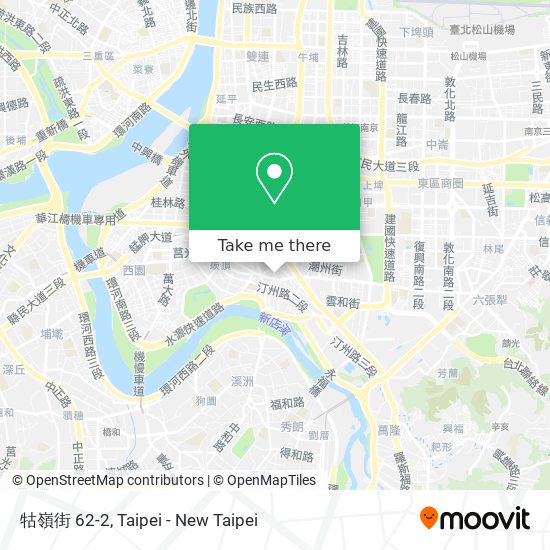 牯嶺街 62-2 map