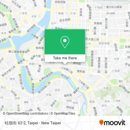 牯嶺街 62-2地圖
