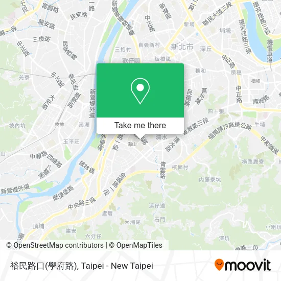 裕民路口(學府路)地圖