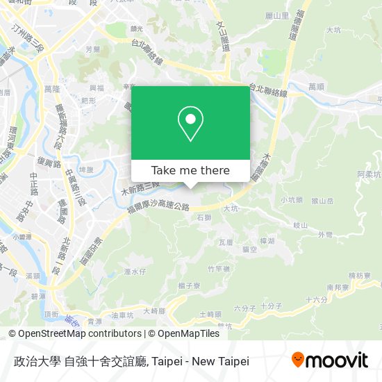 政治大學 自強十舍交誼廳 map
