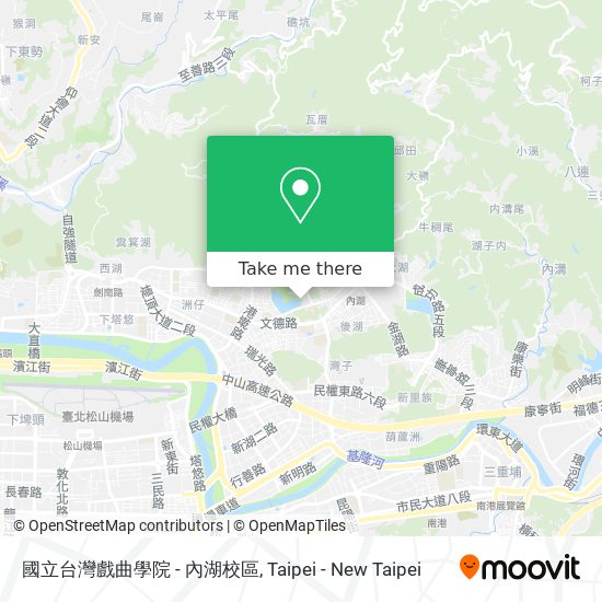 國立台灣戲曲學院 - 內湖校區 map