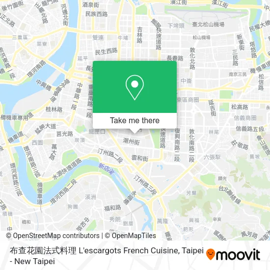 布查花園法式料理 L'escargots French Cuisine地圖