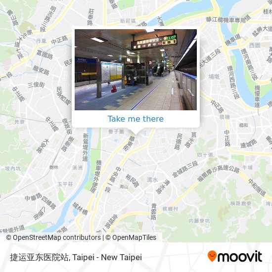捷运亚东医院站 map