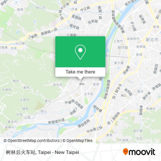 树林后火车站 map