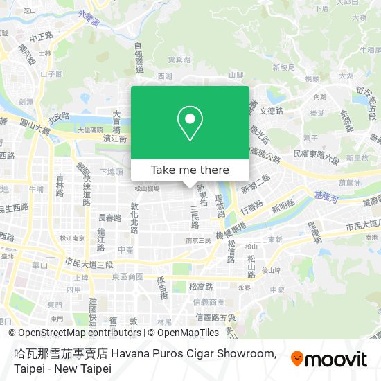 哈瓦那雪茄專賣店 Havana Puros Cigar Showroom地圖