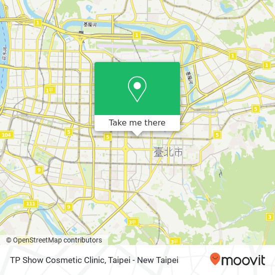 TP Show Cosmetic Clinic map