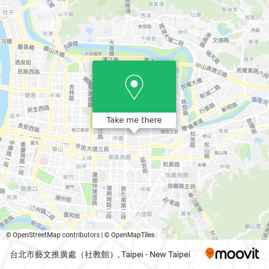 台北市藝文推廣處（社教館） map