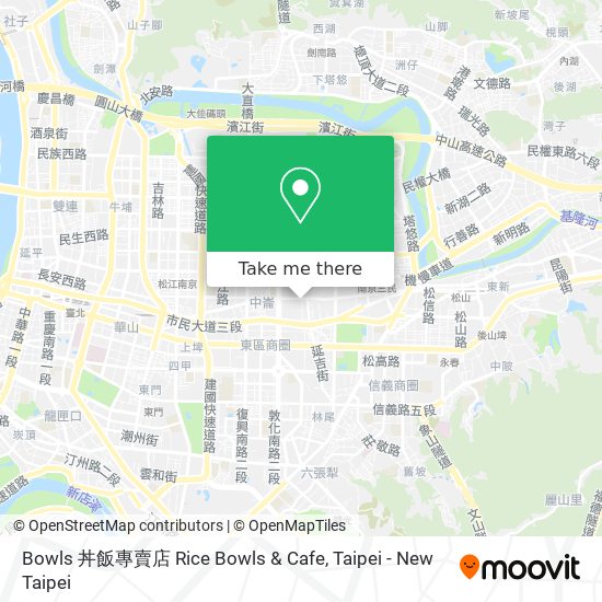 Bowls 丼飯專賣店 Rice Bowls & Cafe map