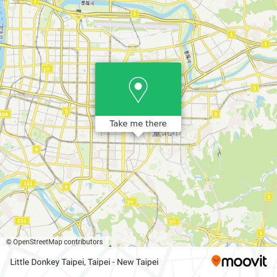 Little Donkey Taipei地圖