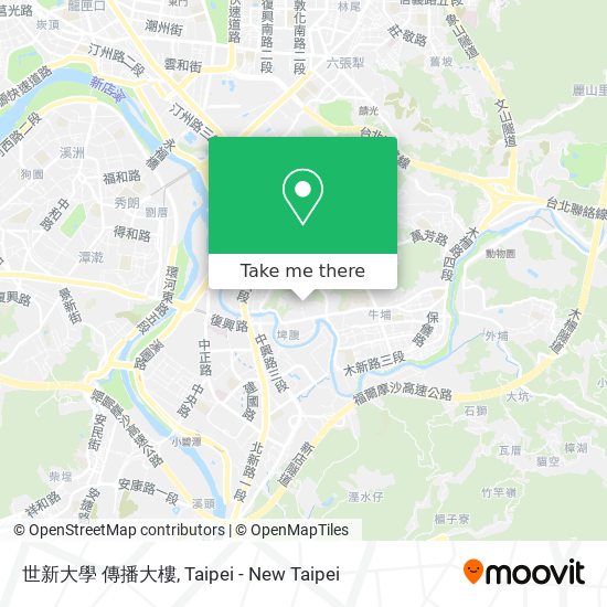 世新大學 傳播大樓地圖