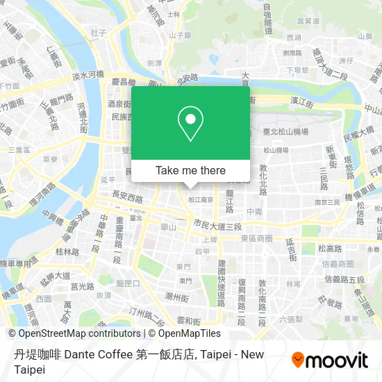 丹堤咖啡 Dante Coffee 第一飯店店地圖