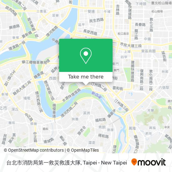 台北市消防局第一救災救護大隊 map