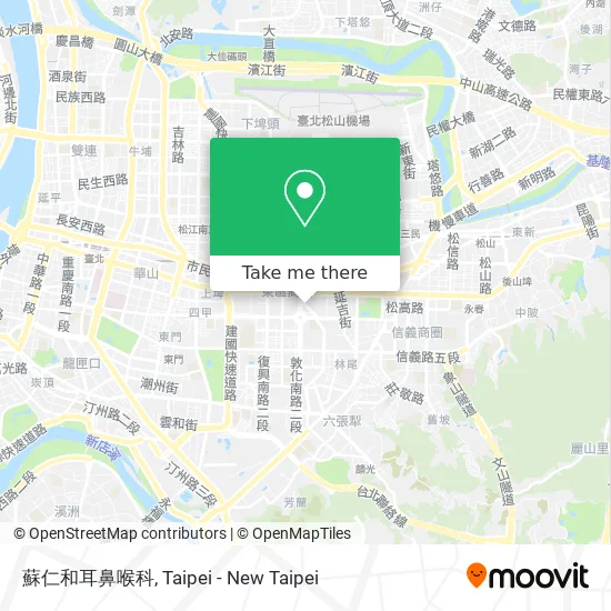 蘇仁和耳鼻喉科 map
