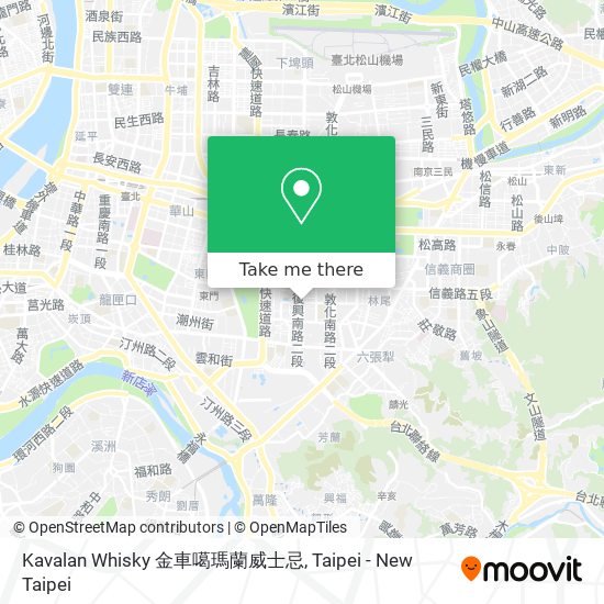 Kavalan Whisky 金車噶瑪蘭威士忌 map