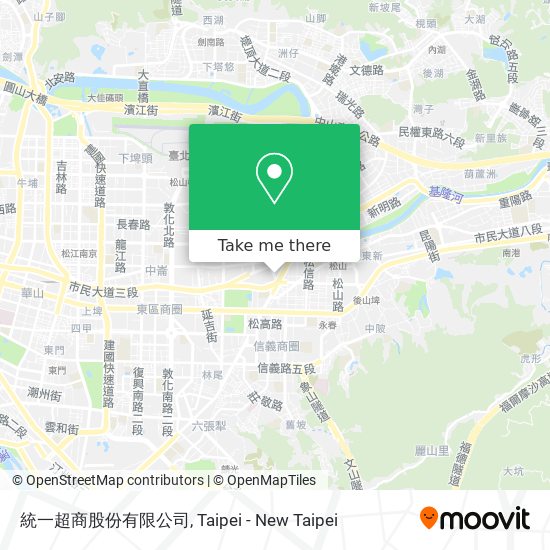 統一超商股份有限公司 map