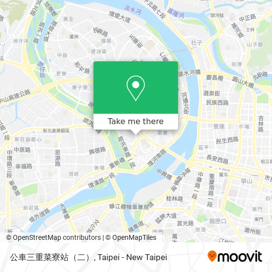 公車三重菜寮站（二） map