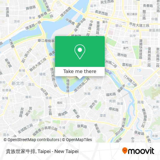 貴族世家牛排 map