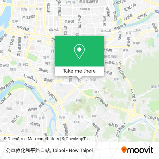 公車敦化和平路口站 map