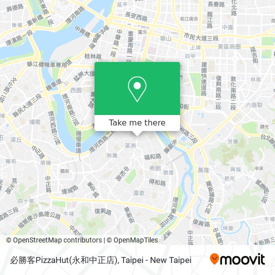 必勝客PizzaHut(永和中正店)地圖