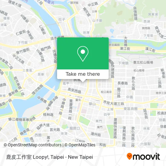 鹿皮工作室 Loopy! map
